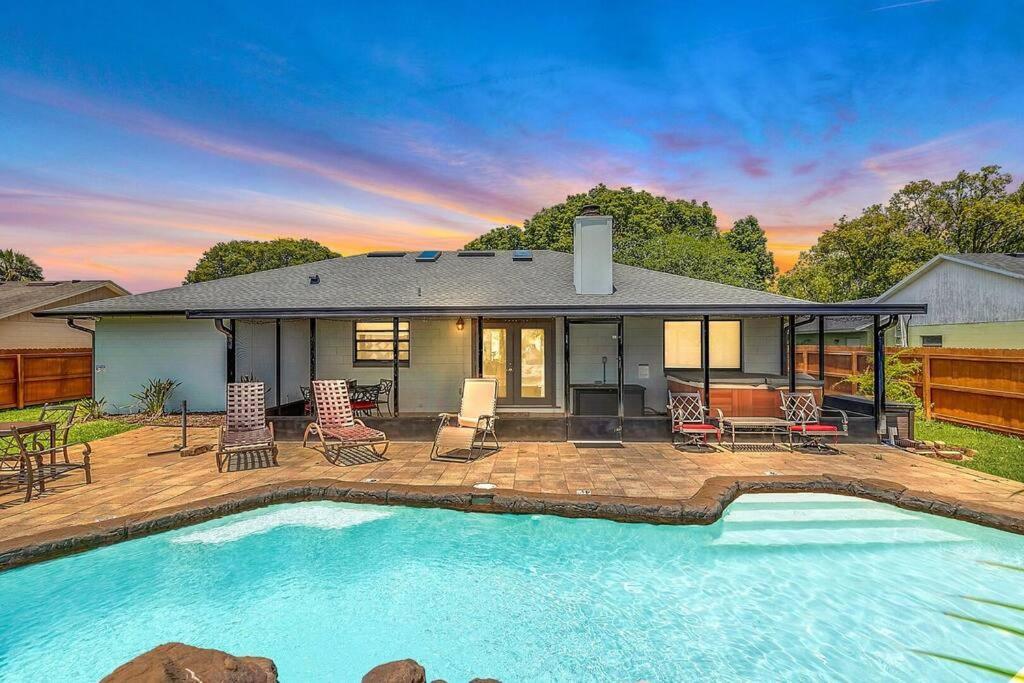 Tranquil Oasis 4Br Pool Home オーランド エクステリア 写真